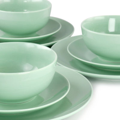 Elama 18-pc. Porcelain Dinnerware Set