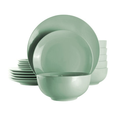 Elama 18-pc. Porcelain Dinnerware Set