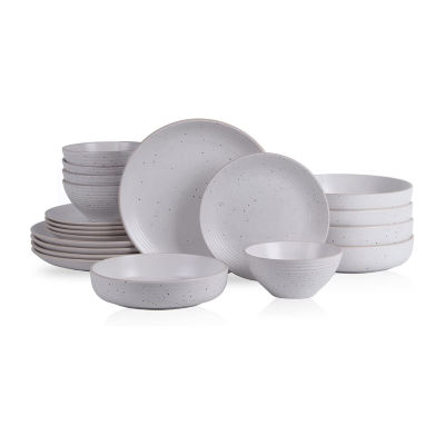 Elama 20-pc. Stoneware Dinnerware Set