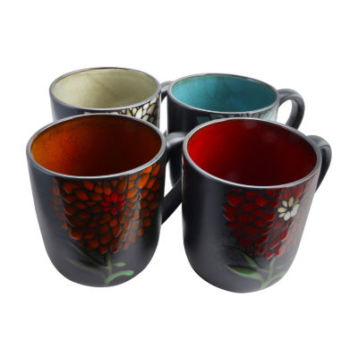 Gibson 16oz Mug Set 4-pc. Stoneware Dinnerware Set