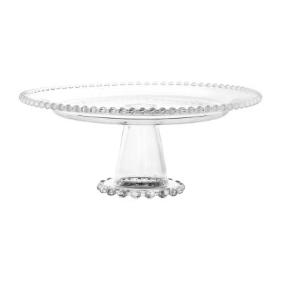 Gibson 12in Glass Cake Stand