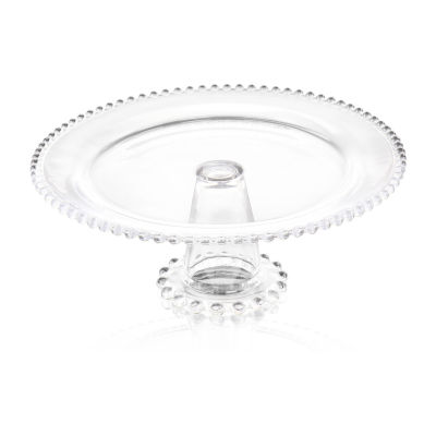 Gibson 12in Glass Cake Stand