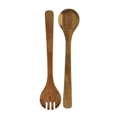 Gibson Salad Set Salad Server Wood