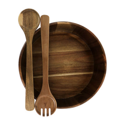 Gibson Salad Set Salad Server Wood