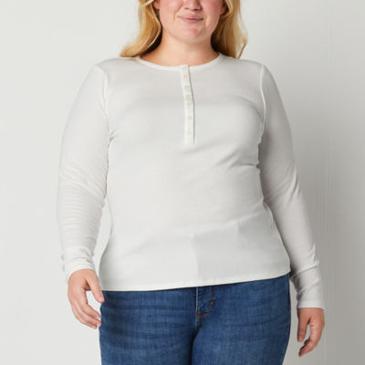 jcpenney ana long sleeve shirt