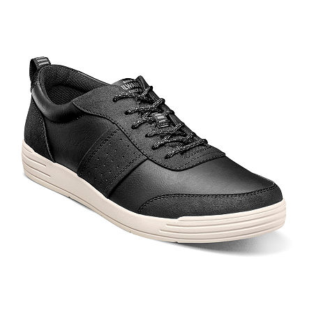 Nunn Bush Mens Kore City Walk Court Oxford Shoes, 10 Wide, Black