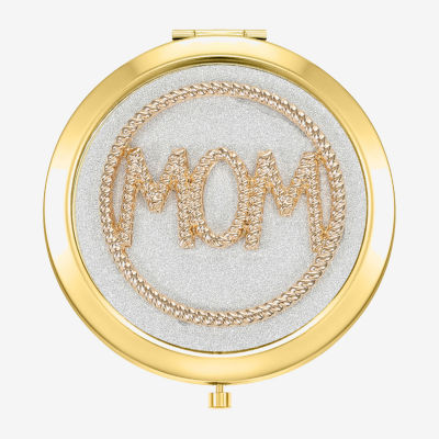 Monet Jewelry Mom Gold Tone Compact Mirrors