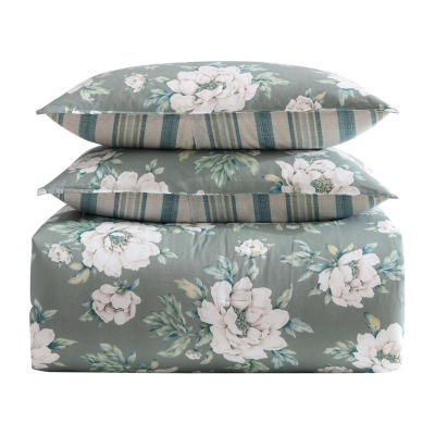 Laura Ashley Wisley Floral Midweight Comforter Set