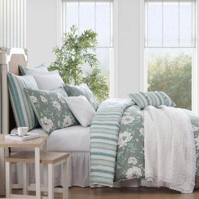 Laura Ashley Wisley Floral Midweight Comforter Set