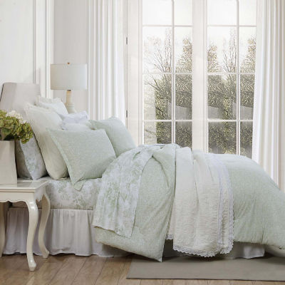 Laura Ashley Heirloom Ditzy Midweight Comforter Set