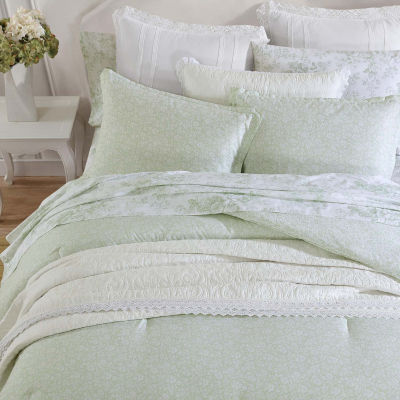 Laura Ashley Heirloom Ditzy Midweight Comforter Set