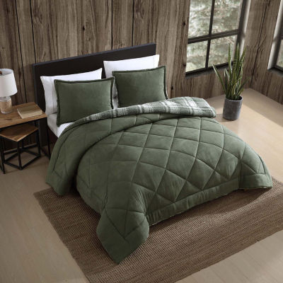 Eddie Bauer Big Lake Plaid Midweight Comforter Set