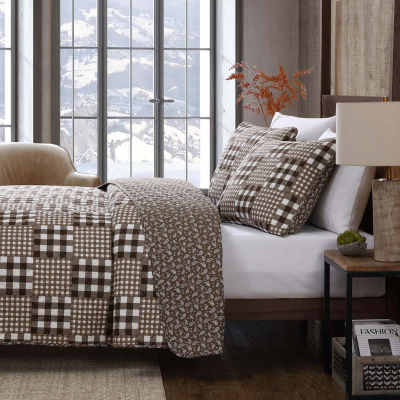 Eddie Bauer Gingham Patchwork Quilt Set