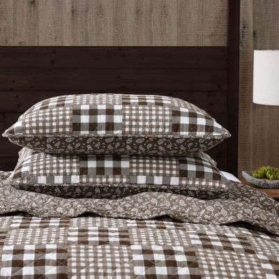 Eddie Bauer Gingham Patchwork Quilt Set