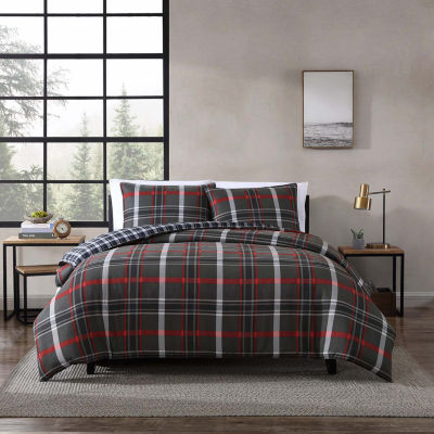 Eddie Bauer Willow Plaid Duvet Cover Set