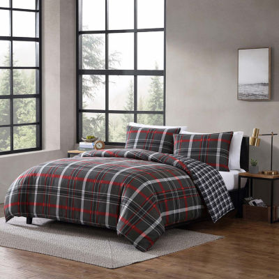 Eddie Bauer Willow Plaid Duvet Cover Set