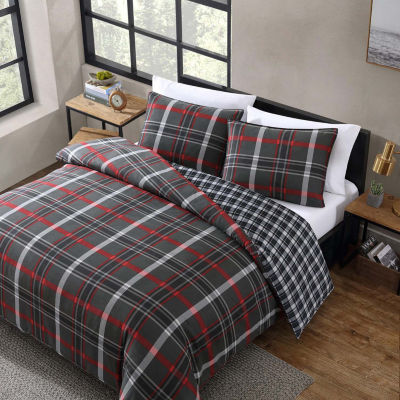 Eddie Bauer Willow Plaid Duvet Cover Set