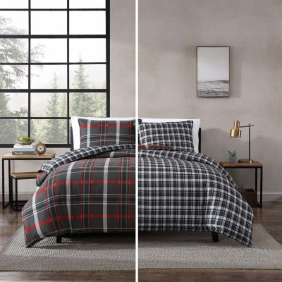 Eddie Bauer Willow Plaid Duvet Cover Set