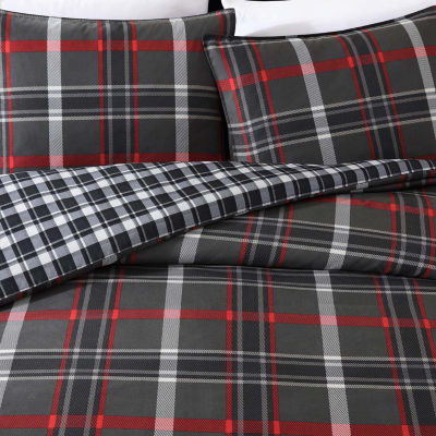 Eddie Bauer Willow Plaid Duvet Cover Set