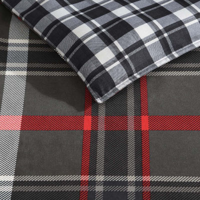 Eddie Bauer Willow Plaid Duvet Cover Set