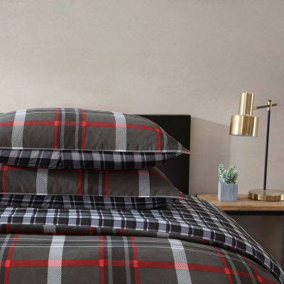 Eddie Bauer Willow Plaid Duvet Cover Set