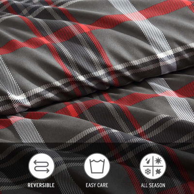 Eddie Bauer Willow Plaid Duvet Cover Set