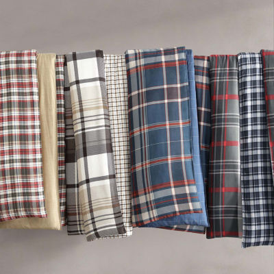 Eddie Bauer Willow Plaid Duvet Cover Set