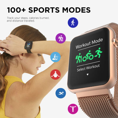 Itouch Air 4 Unisex Adult Rose Goldtone Smart Watch Ta4m02-C29