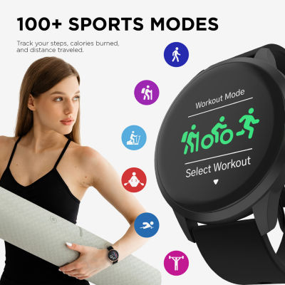 Itouch Sport 4 Unisex Adult Black Smart Watch Tp4r01-G02