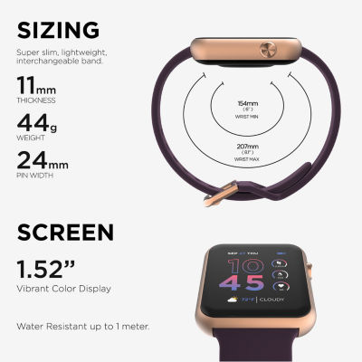 Itouch Air 4 Unisex Adult Multi-Function Purple Smart Watch Ta4m01-C08