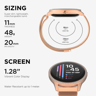 Itouch Sport 4 Unisex Adult Multi-Function Rose Goldtone Smart Watch Tp4e02-C29