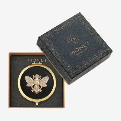 Monet Jewelry Bee Gold Tone Compact Mirrors