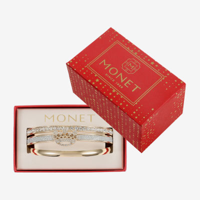 Monet Jewelry 3-pc. Glass Crown Bracelet Set