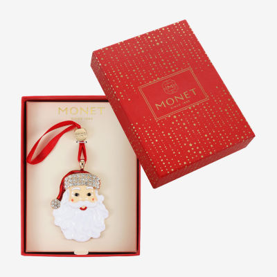 Monet Jewelry Santa Christmas Ornament