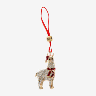 Monet Jewelry Llama Christmas Ornament