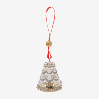 Monet Jewelry Wedding Cake Christmas Ornament