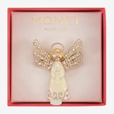 Monet Jewelry Angel Glass Pin