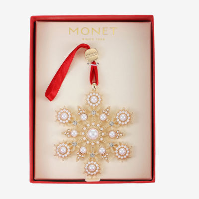 Monet Jewelry Snowflake Christmas Ornament