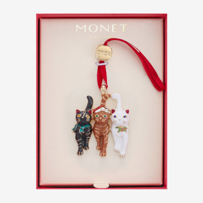 Monet Jewelry Cats Christmas Ornament