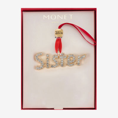 Monet Jewelry Sister Christmas Ornament