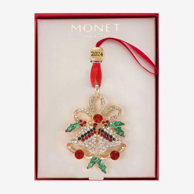 Monet Jewelry Bell Christmas Ornament