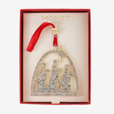 Monet Jewelry Nativity Christmas Ornament