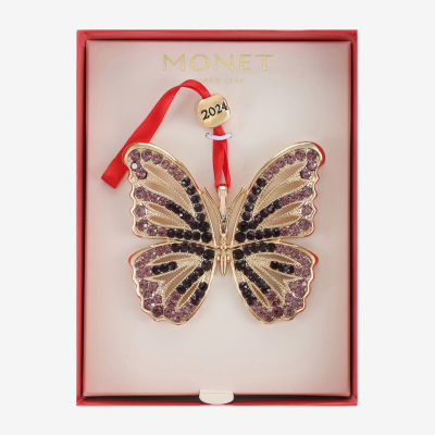 Monet Jewelry Butterfly Christmas Ornament