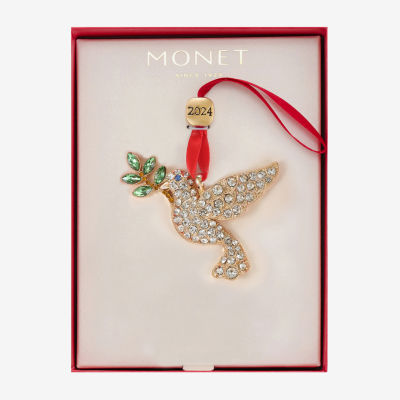 Monet Jewelry Dove Christmas Ornament