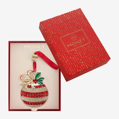 Monet Jewelry Ball Christmas Ornament