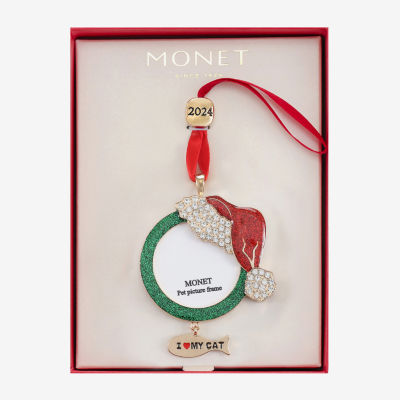 Monet Jewelry "I Love My Cat" Picture Frame Christmas Ornament