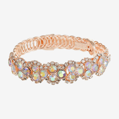 Monet Jewelry Womens Glass Round Bangle Bracelet