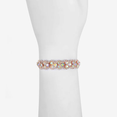 Monet Jewelry Womens Glass Round Bangle Bracelet
