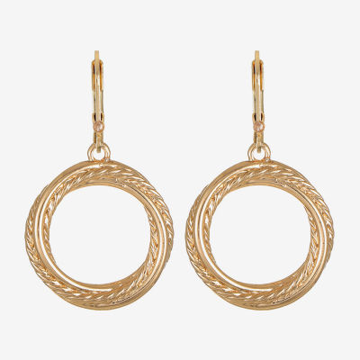 Monet Jewelry Round Drop Earrings