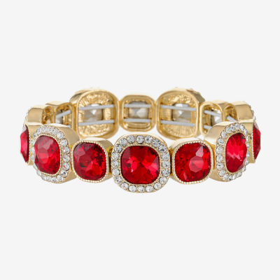 Monet Jewelry Glass Stretch Bracelet